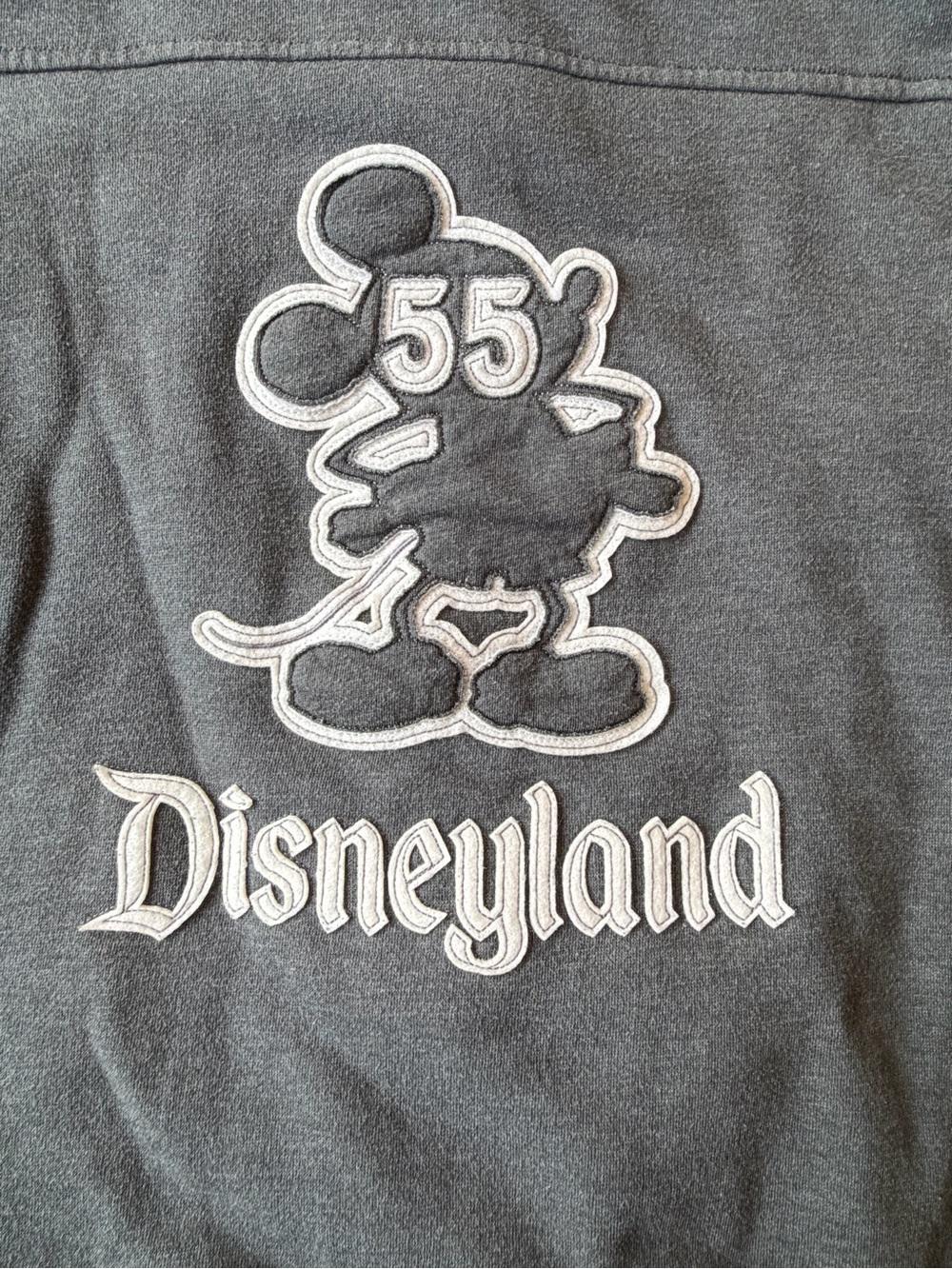Disneyland 55th Anniversary Gray hooded jacket with faux fur lining